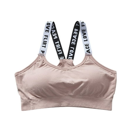 Women Sexy Sports Bra Tops 42b Camisole For Gym Top Fitness Yoga Female Pad Sportswear Vest Tank Tops Sport Push Up Bralette 5xl Tops for Women Active Tops for Women Loose