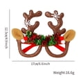 thumbnail image 2 of Yoyauz Christmas Glasses Frames Christmas Party Decorations Christmas Party Gifts Glasses Clothing Glasses Accessories Fun Glasses Suitable For Kids Adult Holiday Gift Supplies Photo Props, 2 of 6