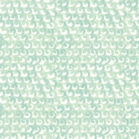 Chesapeake Saltwater Teal Wave Prepasted Non Woven Blend Wallpaper, 20.5-in by 33-ft, 56.4 sq. ft.