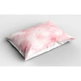 thumbnail image 2 of Ambesonne Pale Pink Pillow Sham, Floral Spots, 26" X 20", Pale Pink, 2 of 2