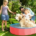 thumbnail image 6 of Foldable Dog Swimming Pool, Large Dog Pool Summer Pet Bathing Tub for Backyard Collapsible Bath Pool,Red, 6 of 6