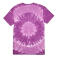 thumbnail image 7 of Five Nights At Freddy's Bonnie Face Men's Purple Spiral Spiral Tie-Dye Crew Neck Short Sleeve T-shirt XXL, 7 of 7