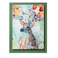 thumbnail image 4 of Cuadro Alce Acuarela Abstracto De Colores En Lienzo Canvas, 4 of 4
