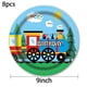 thumbnail image 5 of Vajilla de fiesta de cumpleaños de coche de tren, pulseras Slap, pegatinas, tatuajes temporales, llaveros, pajitas de plástico, bolsas de regalo, tema de coche para niños, 5 of 5