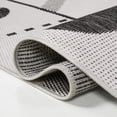 thumbnail image 4 of JONATHAN Y TUSCAN SUN 2 x 8 Runner Rug, Soren Geometric - Cream/Black, TSN304B-28, 4 of 6