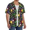thumbnail image 2 of Honeii Herbs And Spices for Men's Short-Sleeved Button-Up Collared Shirt Featuring A Pocket, Perfect for Beach Vacations, And Travel Adventures.-XX-Large, 2 of 5