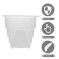 thumbnail image 4 of Miangastore Root-Control Flower Planter Plastic Square 1Set 7.07x7.07x6.09in, 4 of 9