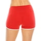 thumbnail image 4 of Shorts Booty SIEMPRE Sexy Lindos Suaves para Yoga y Danza Rojo Blanco Mujer, 4 of 6