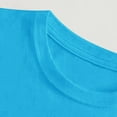 thumbnail image 4 of JINMIC CUHK Children's Easter Casual Printed Pattern Short Sleeve Round Neck Top T-shirt,Light Blue,90, 4 of 5