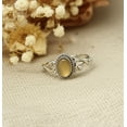 thumbnail image 4 of Handmade Smoky Quartz Ring | Sterling Silver Gemstone Ring | Oval Stone Ring | Unique Gift for Her, Smoky Quartz Statement Ring, 4 of 10