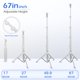 thumbnail image 4 of Trípode para teléfono SENSYNE 67 con palo para selfies y control remoto (plateado), 4 of 6
