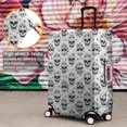 thumbnail image 4 of White Floral Skull Pattern Luggage Cover Fashion Suitcase Cover Baggage Covers Fit 25-28 Inch Luggage (Go Travel), 4 of 5