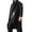Black, variant on Mens Jacket Linen Cape Long Irregular Cloak Long Sleeve Coat Bohemian Outerwear Mens Winter Coats Coffee L