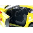 thumbnail image 2 of Chevy Corvette C7 Race Car #3, Yellow w/ Decals - Kinsmart 5397D - 1/36 Scale Diecast Model Toy Car, 2 of 3