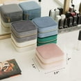 thumbnail image 7 of JUYGO Womens Travel Jewelry Boxes Mini Velvet Jewelry Storage Case Portable Jewelry Organizer Boxes with Mirror, 7 of 7
