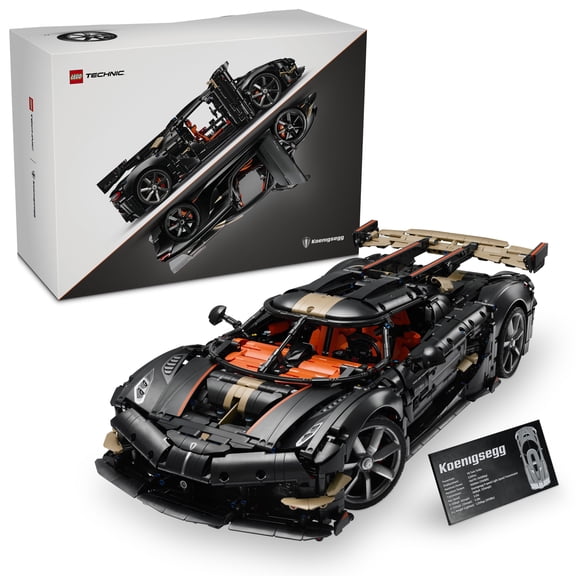 LEGO Technic Koenigsegg Sadair’s Spear Megacar - Building Set for Adults, Ages 18 - Model Car Kit for Display - Gift for Men & Women - 42232