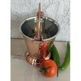 thumbnail image 4 of Indian Art Villa Steel Copper Hammered Design Serving Bucket, 1 Piece, 4 of 5