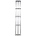 thumbnail image 6 of 78.7*11.8 Inch Unpowered Portable Conveyor Roller Conveyor Belt Table Portable Ramp Unloading Slide 3 Rows Rollers, 6 of 9