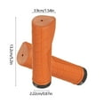 thumbnail image 3 of CxhicLuv 22.2mm Rubber Handle Cover 9×7×1.2 Inch Non-Slip, Ergonomic – Bike Grip Covers, Suitable for Mountain Bikes, Scooters, Ideal for Cyclists, Orange, 3 of 6