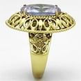 thumbnail image 4 of Womens Gold Ring 316L Stainless Steel Anillo Color Oro Para Mujer Ninas Acero Inoxidable with AAA Grade CZ in Light Amethyst Joy, 4 of 4