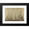 thumbnail image 2 of Willem van de Velde the Elder 14x11 Black Modern Framed Museum Art Print Titled - Council of War Aboard "The Seven Provinces", the Flagship of Michiel Adriaensz De Ruyter, 10 June 1666 (1666, 2 of 5