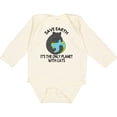 thumbnail image 3 of Inktastic Save Earth It's the Only Planet with Cats with Black Cat Boys or Girls Long Sleeve Baby Bodysuit, 3 of 5