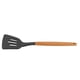 thumbnail image 3 of utensilio silicona Utensilio de cocina de silicona Hogar Restaurante Utensilios de cocina con mango de madera (espátula ranurada) Ecomeon no, 3 of 6