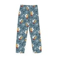 thumbnail image 3 of Vsdgher Surf Shark Print Mens Pajama Pants Sleep & Lounge Pants, PJ Bottoms With elastic waistb and Pockets, 3 of 5