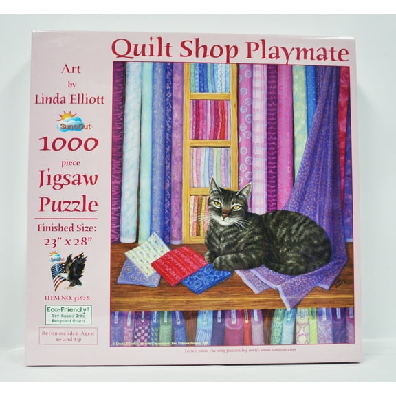 Quilt Shop Playmate Jigsaw Puzzle 1000pc