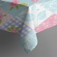 thumbnail image 3 of Pioneer Flower Floral Print Pattern Rectangle Tablecloth 60"x84", Waterproof Polyester Table Cloth, Wipeable Spillproof for Dining Camping Indoor Outdoor, 3 of 5