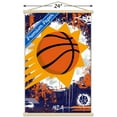 thumbnail image 3 of NBA Phoenix Suns - Maximalist Logo 23 Wall Poster with Magnetic Frame, 22.375" x 34", 3 of 5