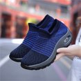 thumbnail image 4 of BUBUDENG Walking Shoes for Women Breathable Casual Sneakers Non-Slip Working Nurse Shoes Comfort Wedge Platform Shoes Lady, 4 of 10