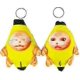 thumbnail image 2 of 2-Pack Banana Cat Plush with Sounds, Crying Banana Cat Keychain, Funny Cat Plush Toy for Kids & Adults Gag Gift, 2 of 4