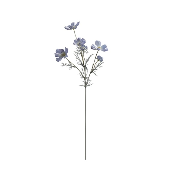 23.6-Inch Artificial Cosmos Daisy Silk Flower Stem for Wedding Home Decoration, Faux Wildflower Spray for DIY Bouquet and Floral Centerpieces B#024 J