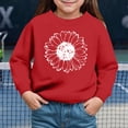 thumbnail image 2 of Godom Toddler Girls' Sweatshirt Girl No Cap Crew-Neck Sweatshirt Long Sleeve Pullover Shirt, 2 of 4