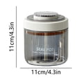 thumbnail image 2 of Jubipavy Push-Top Vacuum Sealed Glass Storage Jars, 17oz/34oz/52oz, Light-Blocking for Coffee & Grains, 2 of 4