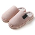 thumbnail image 2 of NOKIO Women's House Slippers Soft Plush Knitted Slides Cotton Indoor Outdoor Shoes with Non-S𝗅ip Sole, Memory F𝗈𝖺m Slide Warm Comfort Ladies Slipper for Home, Bedroom, Patio Use, 2 of 7