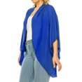 thumbnail image 2 of MOA Collection Women's Plus Size Casual Cardigan Loose Fit Soft Draped Kimono Sleeve, 2 of 6