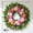 Rose, variant on Yastouay 24 Inch Spring Wreath for Front Door, Summer Wreath With Artificial Hydrangeas and Peony for Farmhouse Decor