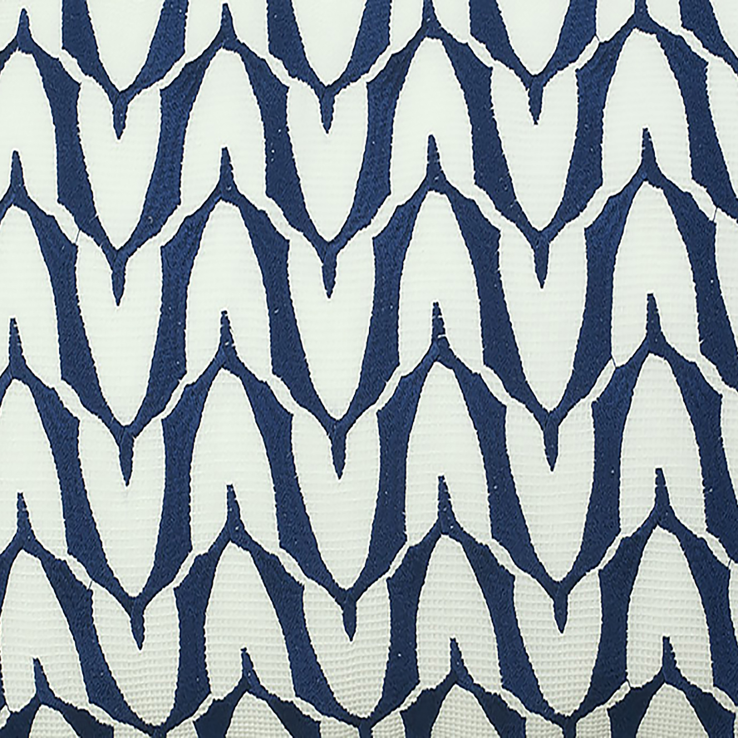 Nikki Chu Indigo Collection Embroidered 12" x 28" Decorative Pillow
