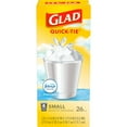 thumbnail image 3 of Glad Small Trash Bags - OdorShield 4 gal White Trash Bag, Febreze Fresh Clean - 26 ct, 3 of 9