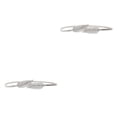 thumbnail image 3 of QualitChoice Ceinture de Mode Étroite Extensible Bretelles Réglables Style Simple Décorations Enveloppantes Ceintures de la Saint-Valentin pour Femmes Robes Argent 2Set, 3 of 6