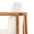thumbnail image 5 of Christopher Knight Home Patio Lounge Chair with Water Resistant Cushion, Deep Seating, Teak+Cream, 5 of 9
