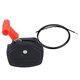 thumbnail image 1 of Universal Switch Lever Control Handle & 56 Inch Throttle Cable Kit For Lawnmower Lawn Mower Parts G, 1 of 5