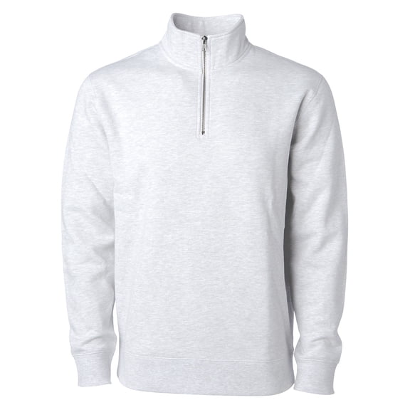 Independent Trading Co. SS4600QZ Midweight Quarter Zip-Ash Heather-M