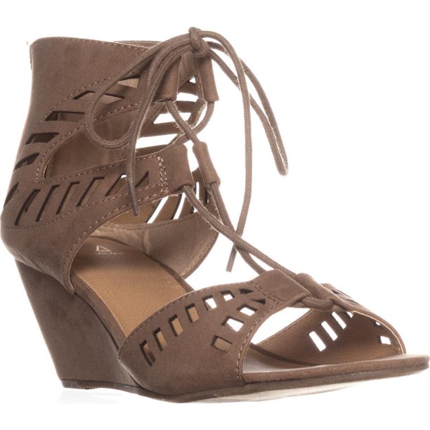 dress with wedge sandals