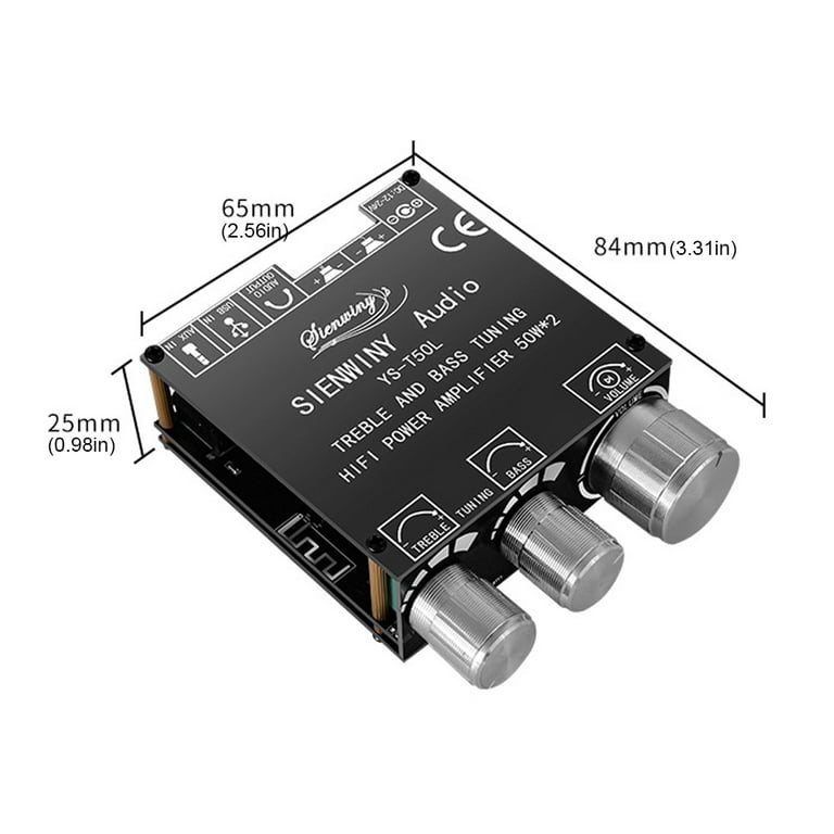 husxh YS-T50L Bluetooth-Compatible Amp APP Control Bluetooth