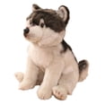 thumbnail image 2 of Muñeco de peluche de perro, juguete suave para perro, adorable perro de simulación abrazable lobo, 2 of 9