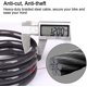 thumbnail image 2 of Candado para bicicleta, candado de combinación reiniciable de 5 dígitos de alta seguridad, candado de cable resistente con soporte de montaje (negro) Rojo Verde, 2 of 5