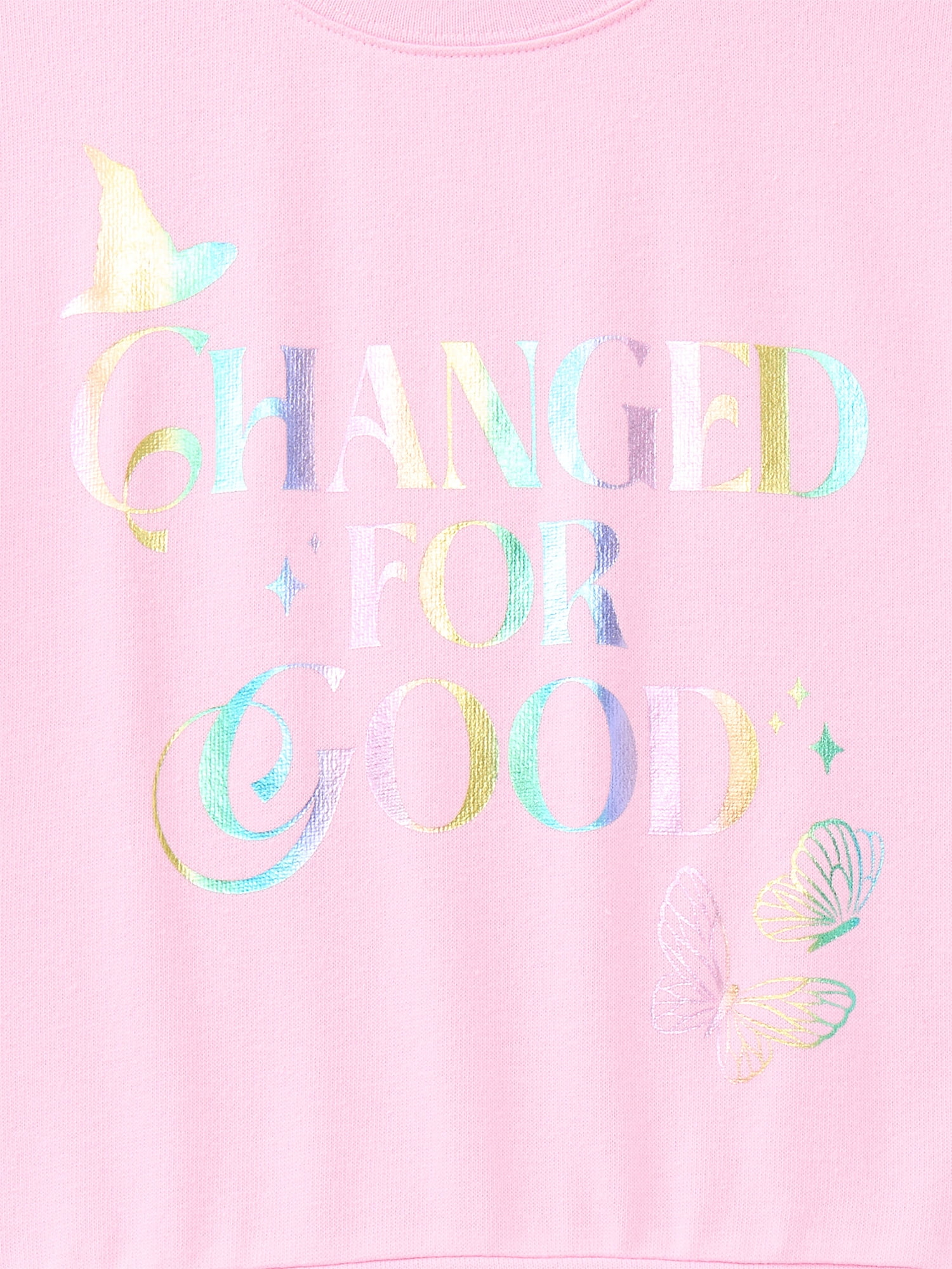 Wicked: For Good Girls Foil Graphic Sweatshirt, Sizes 4-16